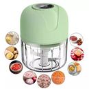 Triturador de Alimentos Elétrico 250ml – Mini Processador sem Fio para Temperos e Legumes