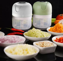 Triturador de Alimentos Elétrico 250ml – Mini Processador sem Fio para Temperos e Legumes